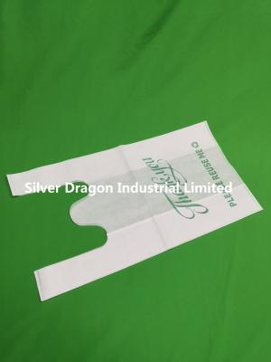 China Eco-Friendly biodegradable Non-Woven T-shirt Bags, vest bags,,30*14*50cm*50g for sale