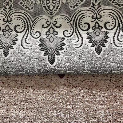 China Professional Design Breathable Decorative Fabrics Yarn-Dyed Jacquard Curtain Fabric A Variety Of Styles And Colors for sale