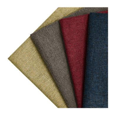 China Other Competitive Price Polyester Upholstery Sofa Upholstery Fabric Chenille Linen Yarn-Dyed Release for sale