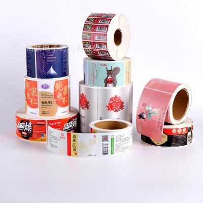 China Brand Logo Oil Resistant Self Adhesive Waterproof Vinyl Custom Printed Stickers Label Roll Custom Sticker Sheet for sale