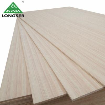 China Longser 18mm Indoor Reconditioned Veneer Waterproof Plywood Sheet For Melamine Laminated Plywood Sheet for sale