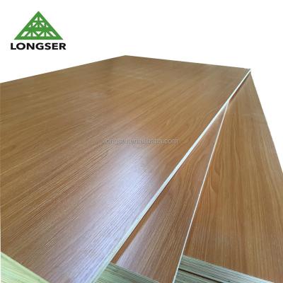 China 18mm Indoor Melamine Plywood Sheet 4x8 Plywood Paper Laminated Cheap Plywood for sale