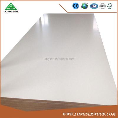 China Moisture Proof Insurance 5mm Commercial White Melamine Faced MDF Board for sale