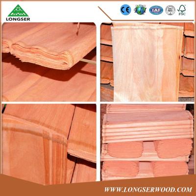 China Plywood Linyi Veneer 6x4 C Grade 0.25mm Okoume Veneer at Mundra Port for sale