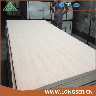 China Factory price bb/cc grade interior oak 18mm fancy plywood for mexico for sale