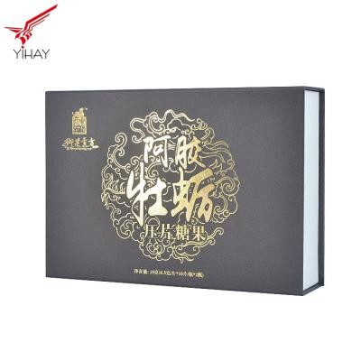 China Black Matt Lamination Cosmetic Paper Box Paper Gift Box With Your Logo for sale