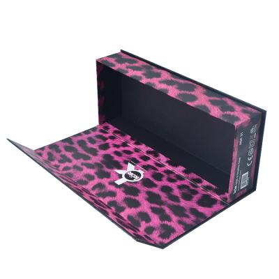 China Pink Color Custom Hair Packaging Boxes Cardboard With Embossing Logo for sale