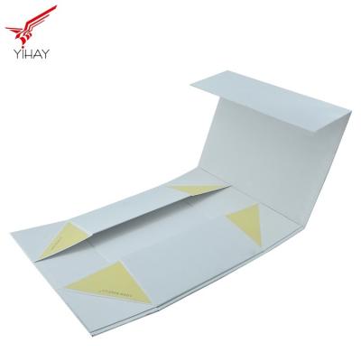 China Free sample customized printed logo 800gsm paper type box foldable flat packaging for sale