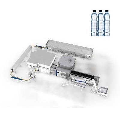 China Automatic Bottle Filling And Capping Machine , 24000 BPH Bottle Filling Capping Machine à venda