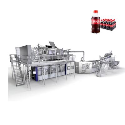 China Small Glass Bottle Carbonated Drink Filling Machine Production Line 12000 BPH for sale