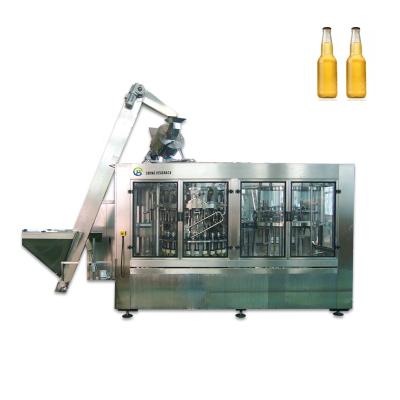 Chine Beer Bottle Filling Neck Label Machine, Filling Machine Beer, Beer Filling Machine Automatic Washing Filling Capping 0.55-0.8mpa à vendre