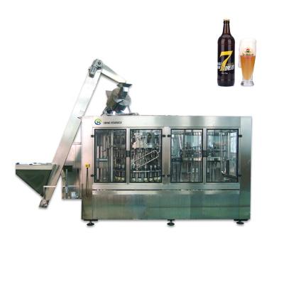 China Filling and capping machine chemical liquid automatic for beer canning for sale