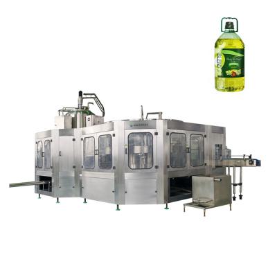 China Gravity Oil Filling Machine Line Edible Oil Packing Machine Full Automatic Plastic Bottle Te koop