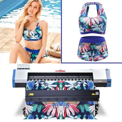 China Garment Shops Sublimation Printer 4720 Printhead Digital Polyester Textile Sublimation Transfer Printing Machine for sale