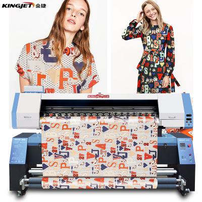 China Garment Shops Digital Textile Printer Plotter Roll To Roll Fabric Sublimation Flag Machine Direct Printer for sale