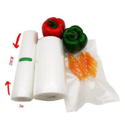 China Textured Barrier Custom Tote Bags Embossed Plastic Vacuum Sealer Roll for sale