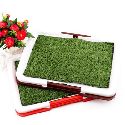 China High Quality Sustainable Pet Mat Artificial Dog Toilet Grass Lawn Mat for sale