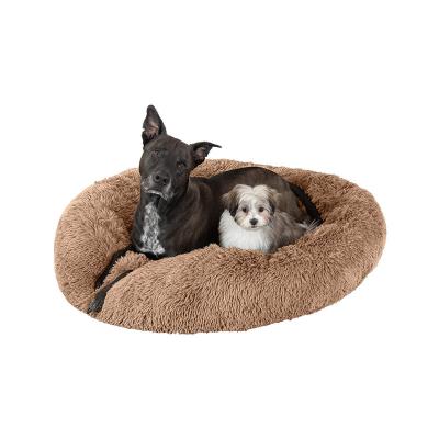 China Robin Egg Blue Limited Premium Micro Base Micro Suede Travel Amazon Pet Cave Cozy Pet Bed in Laurel Mocha for sale