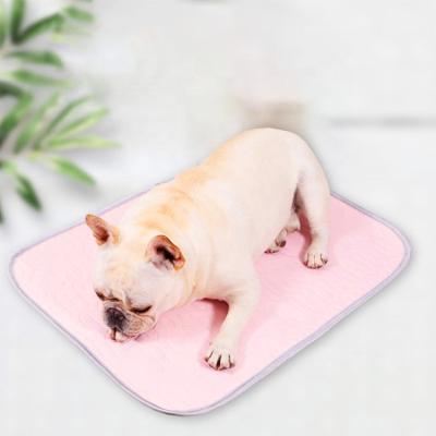 China Washable Pet Cooling Cooling Mat For Small Medium Kennel Mats Breathable Pet Crate Pad Dogs Cats For Puppy for sale