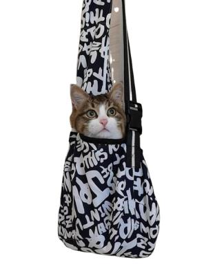 China Outdoor Pet Viable Hands Free Puppy Bag Sling Carrier Pet Travel Bag For Dogs Cats Rabbits Adjustable for sale