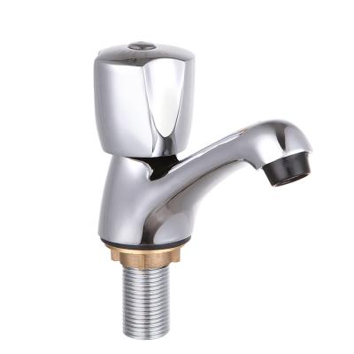 China LIRLEE Faucets Garden Factory Price Zinc Stainless Steel Faucet Metered Brass Basin Pillar Faucet for sale