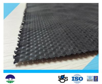 China Tela tejida del geotextil negro resistente ULTRAVIOLETA para la tela 460G del refuerzo en venta