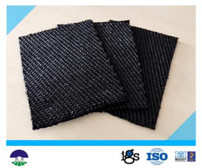 China 80 / 80kN Black Dewatering Woven Monofilament Geotextile High - Tenacity for sale