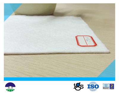 China 350G  PET White Filament Nonwoven Geotextile Fabric  with Water Permeability for sale