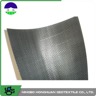 China 8m Grey Woven Geotextile Filter Fabric voor Zachte Grondstichting Te koop