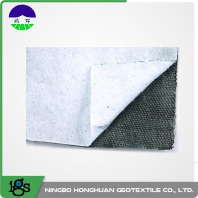 China Black Filament Nonwoven / PP Woven Composite Geotextile for sale