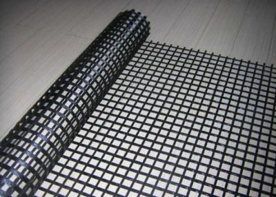 China High Strength Fiberglass Geogrid for Bridge , PP Glass Fiber Geogrid for sale