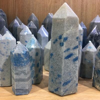 China Wholesale Natural Square Quartz Crystal Tower Energy Arrow China K2 Jasper Stone for sale