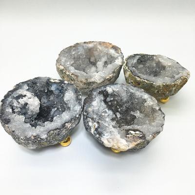 China China Wholesale Natural Stone Agate Cave Crystal Cave Handwork Crystal Decoration for sale