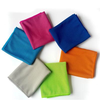 China Compressed Towel 100% Cotton Gym Eco Friendly Cooling Towel Sports Beach Towel for sale