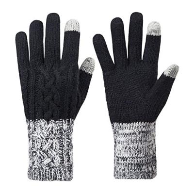 China Comfortable Touch Screen Glove Winter Acrylic Knit Gloves Women Winter Gloves for sale