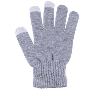 China Keep Warmer Factory Produce Customized Logo Acrylic Knitted Touch Screen Gloves for sale