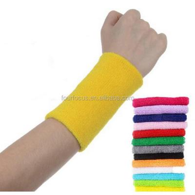 China Terry Cloth Wristband Terry Wristbands Lightweight Portable Durable Mens Tennis Wrist Bands Available for sale