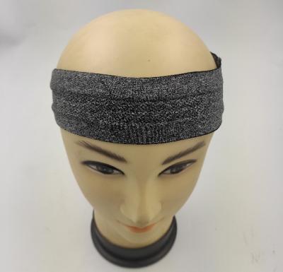 China Reusable Quick Dry Sports Spandex Women Sweatbands Gym Elastic Headband for sale