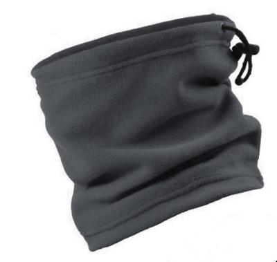 China Custom Double Layer Plain Dyed Winter Fleece Snood Neck Warmer for sale