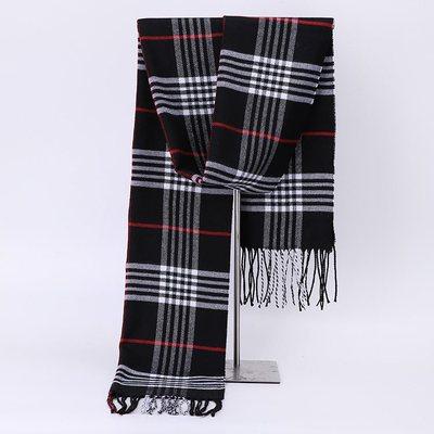 China Wholesale Fashionable Bulk Men's Brushed Cashmere Wool Scarf Acrylic Tartan Plaid Scarf for sale