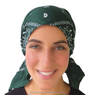 China Girls Women Multifunctional Headwear Cotton Bandanas for sale