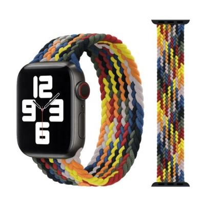 China Nylon Watch Band Now Woven Adjustable For Apple Watch Elastic Watch Strap For iwatch for sale