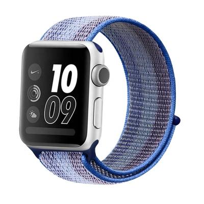 China Soft Waterproof Sports Nylon Strap For Apple Watch Band For iWatch Series 1 2 3 Correa Colorful Nylon Clasp Woven Replacement Straps Watch Bands for sale