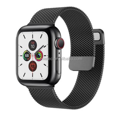 China Breathable Milanese Loop Strap For Apple Watch Band 44mm 40mm 38mm 42mm Se 4 5 6 Metal Mesh Strap Magnetic iWatch Series 3 for sale