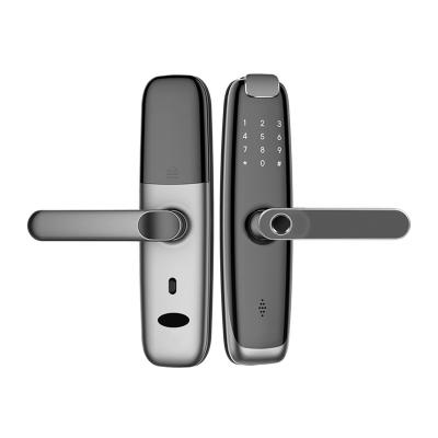 China WAFU WF-007T Bluetooth Alloy Aluminum Smart Door Lock for TTLock Universal Fingerprint Lock Right/Left Direction with Fingerprint/Password/App for sale