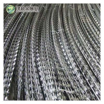 China Razor Wire Cbt 65 Anti-Corrosion Accordion Accordion Concertina Wire Mesh Razor Wire for sale