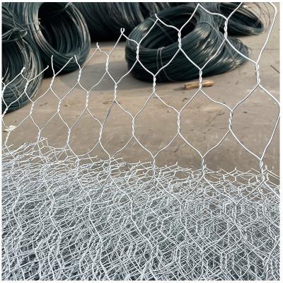 China Durable Heavy Galvanized Gabion Boxes Mesh Double Twisted Hexagonal Wire Woven Netting Mesh For Stone for sale