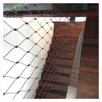 China Factory Supply Durable 306 SS Cable Mesh Rope Cargo Net Bird Manufacturing Hand - Woven Flexible Stainless Steel Cable Mesh for sale