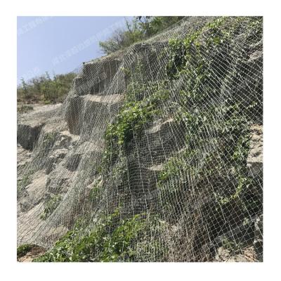 China High Tensile High Tensile Spider Spiral Rope Wire Rockfall Protection Netting Rockfall Protection Nets for sale