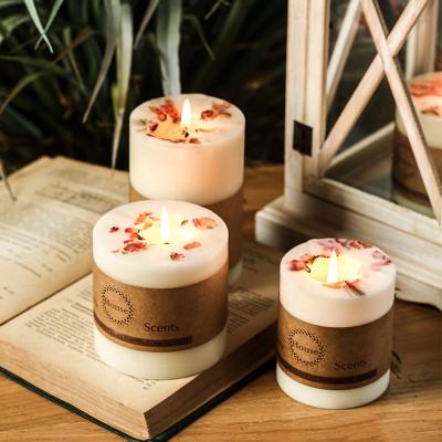 China 2022 Sustainable Luxury Custom Private Label Scented Candle Aromatherapy Car Air Freshener Candles for sale